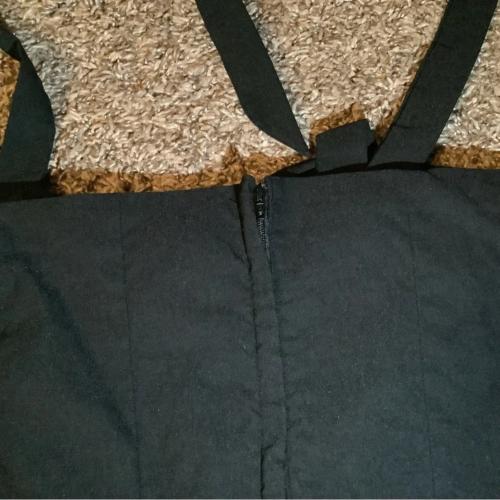 Unique Vintage 1950s Halter Marcel Jumpsuit, color black, size: Small or 4 - Picture 11 of 13